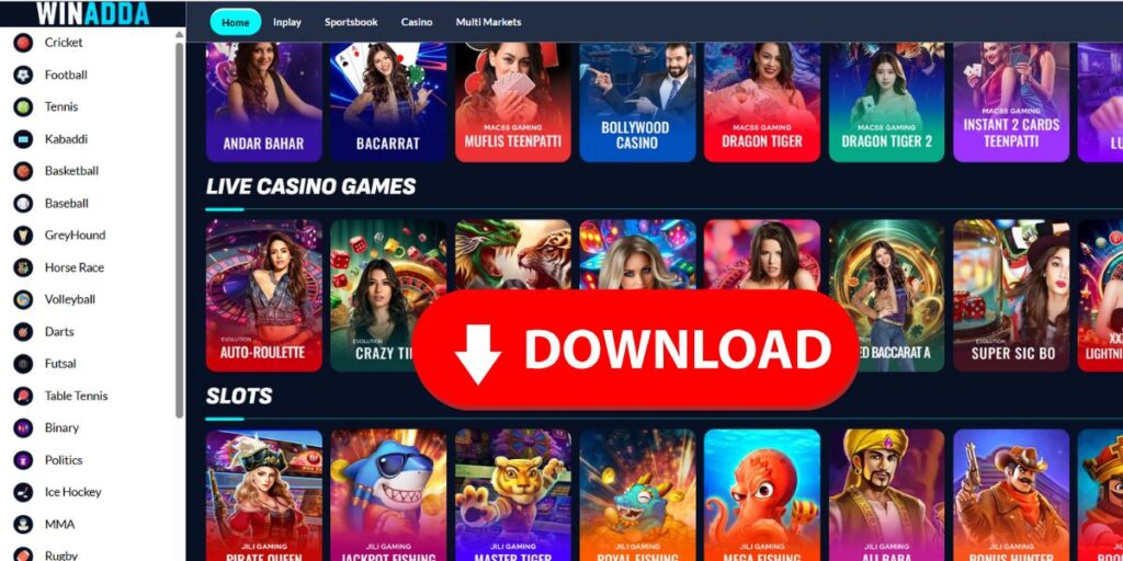 Winadda app free download guide with secure login steps and sports updates